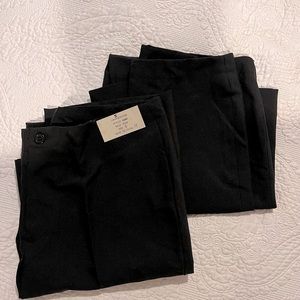 2 pairs of black slacks